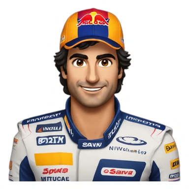 Carlos sainz jr sticker