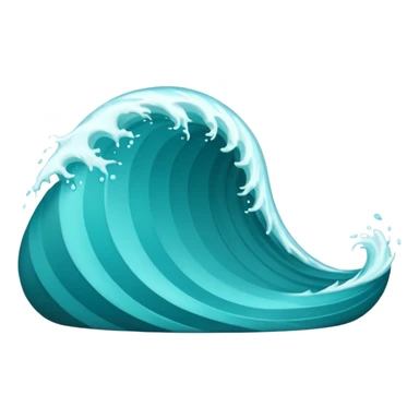 Wave Curve sticker