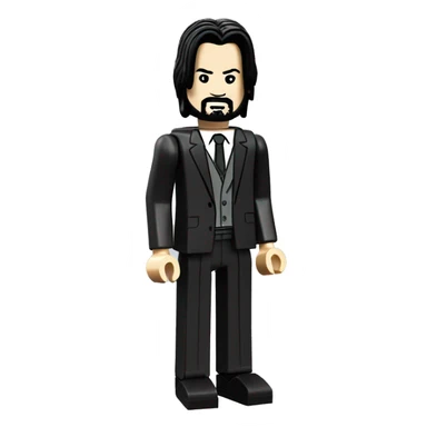 KEANU REEVES lego full body sticker