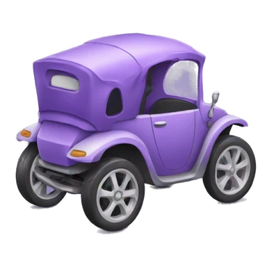Purple buggy sticker