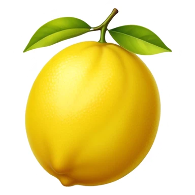 bright yellow lemon fruit (limone) sticker