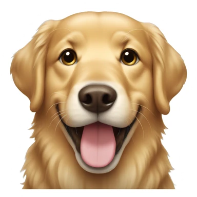 Golden Retriever Smiling sticker