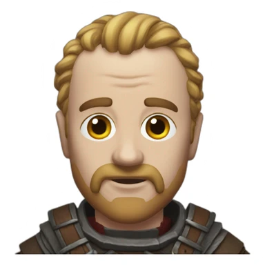 Minsc from baldur's gate sticker