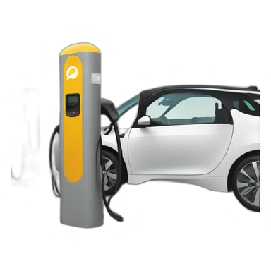 Electric vehicle charging station sticker