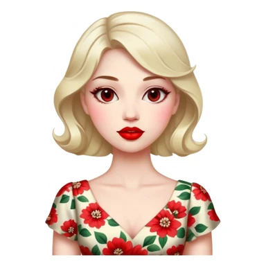 woman dress polish sticker