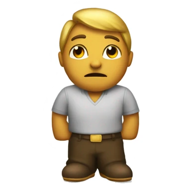 Haz un emoji de pierna izquierda de oro sticker
