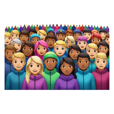 something that represents the aurora borealis lights and queer community sticker