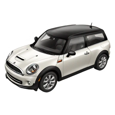 Happy red mini cooper clubman sticker