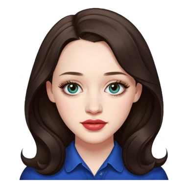 Kat Dennings real features sticker