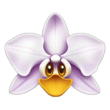 Orchidée sticker