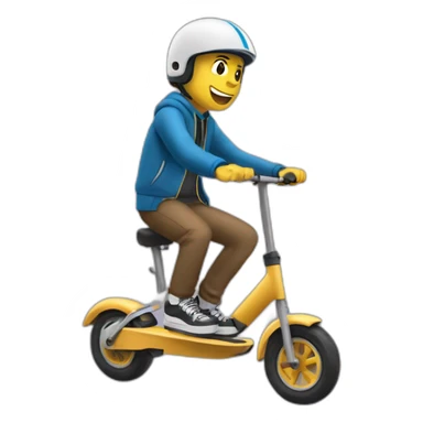 Trottinette freestyle sticker