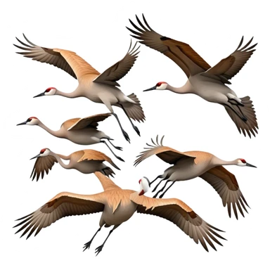 sandhill crane migration sticker