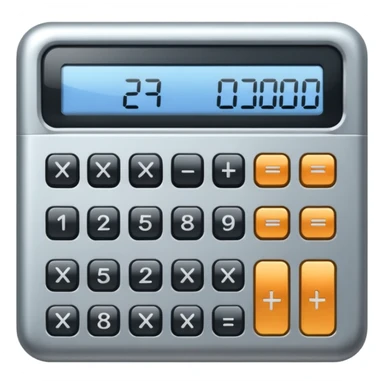a calculator sticker
