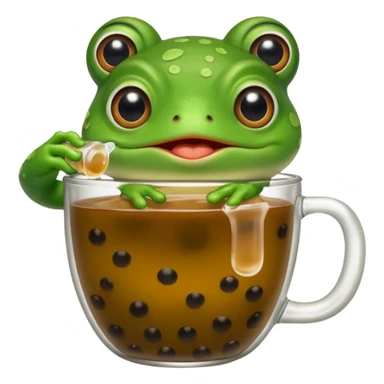 pepe meme boba sticker