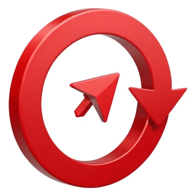 Prompt 15: "Is your backup plan."
Graphic: 🔄 Refresh/loop arrows icon (white with red highlights).
Animation: Arrows rotate smoothly.
Background: Transparent. sticker