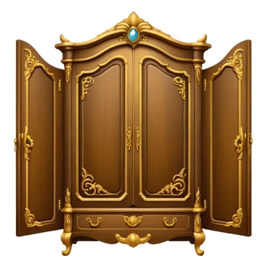 the lady who was turned into a wardrobe by magic, a character from the fairy tale Beauty and the Beast sticker