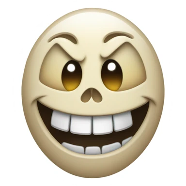 Dead emoji laughing  sticker