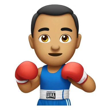 Una oveja peleneando boxeo  sticker