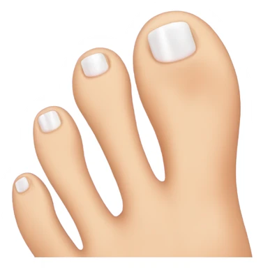 french tips pedicure  sticker