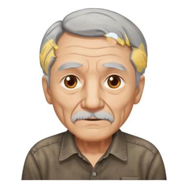 smelly old man  sticker