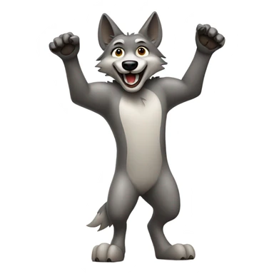 Wolf dancing nsync sticker