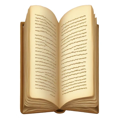 open book with writting  sticker