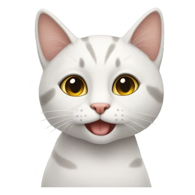 Flirtatious cat sticker