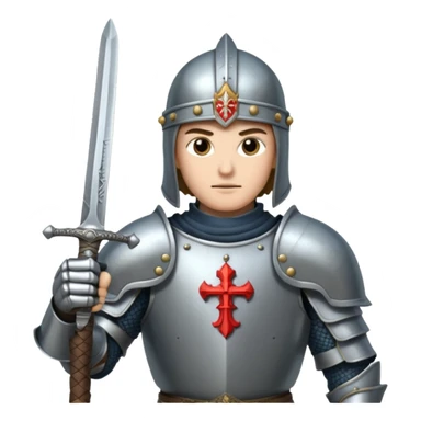 A crusader sticker