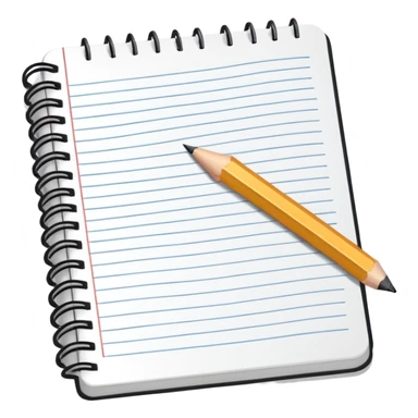 hand drawing a simple line in a notebook sticker