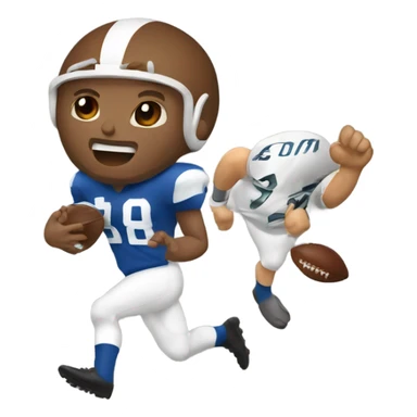 Mike McRoberts scoring touchdown  sticker