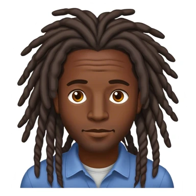 Darkskin Guy with Freeforms  sticker