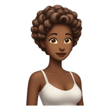 La belleza se adorna bajo el cielo con tu mirada sticker