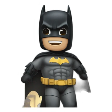 Batman qui regarde la ville sticker