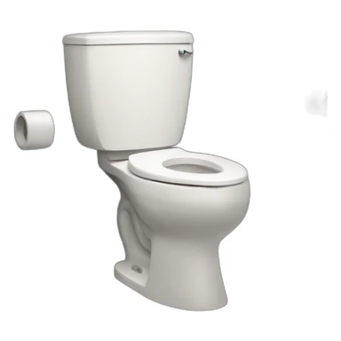 cat sit on toilet sticker