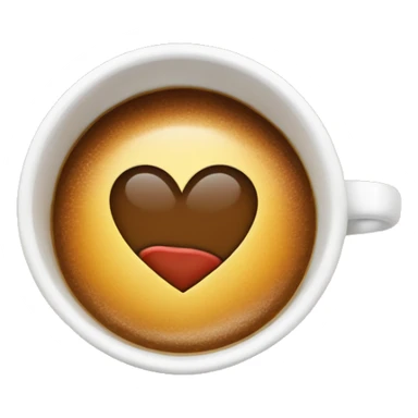 Un corazón con la mitad café y la otra blanca  sticker