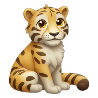 Un parc animalier inondé sticker