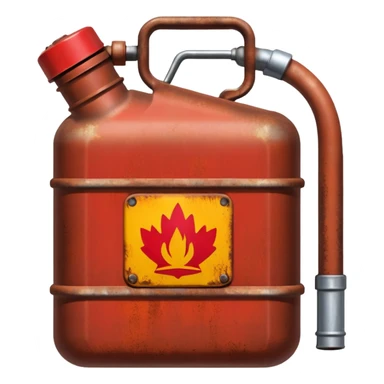 petrol canister sticker