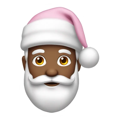 Light Pink Santa Claus sticker