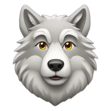 Loup sur montagne sticker