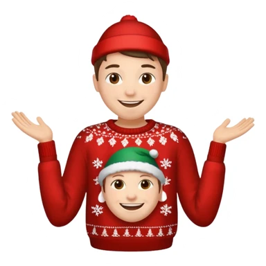 sweater chrsitmas sticker