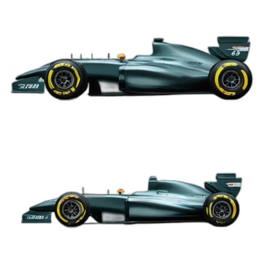 Formula one car aston martin sticker