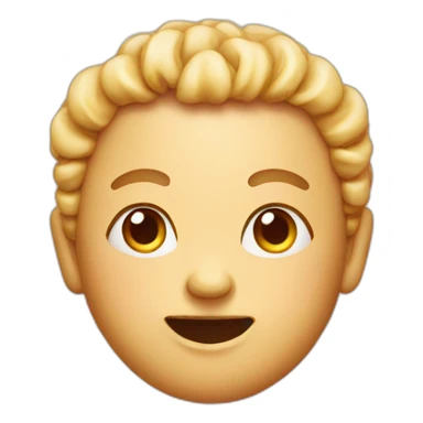 Chinese food face sticker