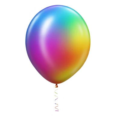 Number 1 as balloon sticker