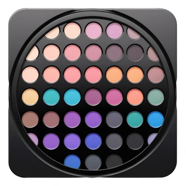 Multichrome Colorshifting eyeshadow, black palette sticker
