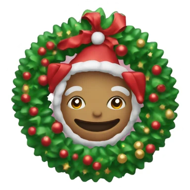 Christmas decoration sticker