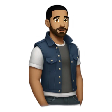 gay drake sticker