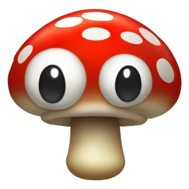 Mario-style Mushroom Alien sticker