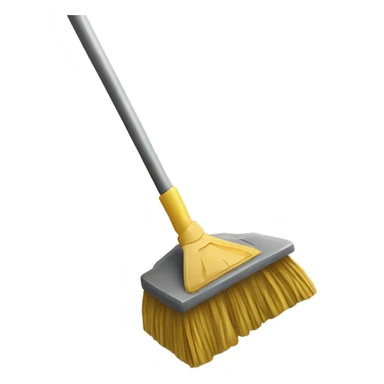 “Dusty Phone with a broom sweeping off dirt and dust” sticker