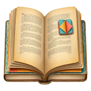 an open book with wallpaper samples. sticker