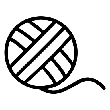 клубок минимализм sticker